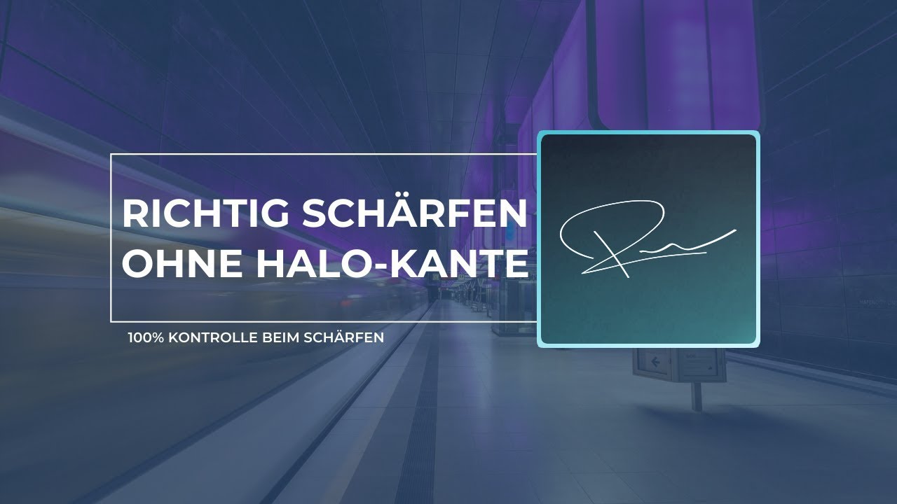 😲 Schärfen mit 100% Kontrolle! Mein Trick/Tipp in #Photoshop