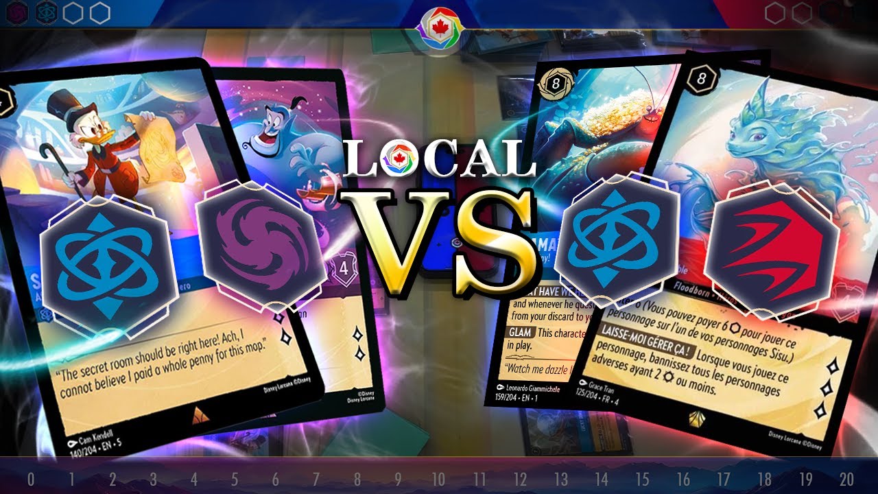 Blurple VS Ruby Sapphire - Azurite Sea Set Championship - Local Lorcana