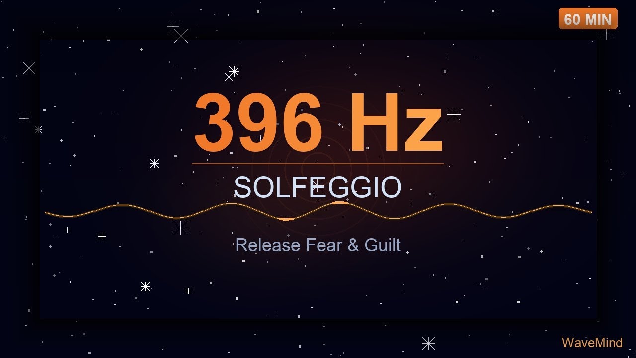 396 Hz Solfeggio | Release Fear & Guilt | Liberating Frequency | 1 Hour | No Ads