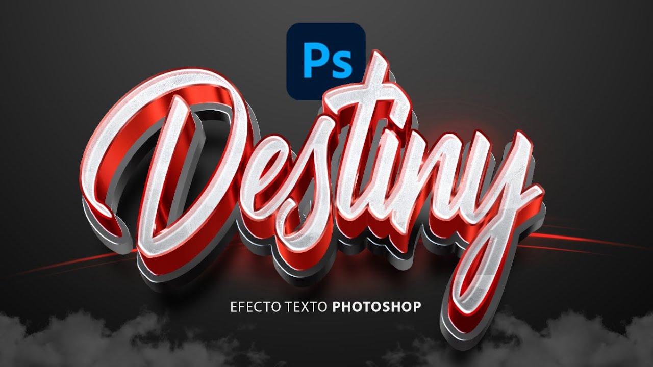 Como hacer Texto 3D en photoshop