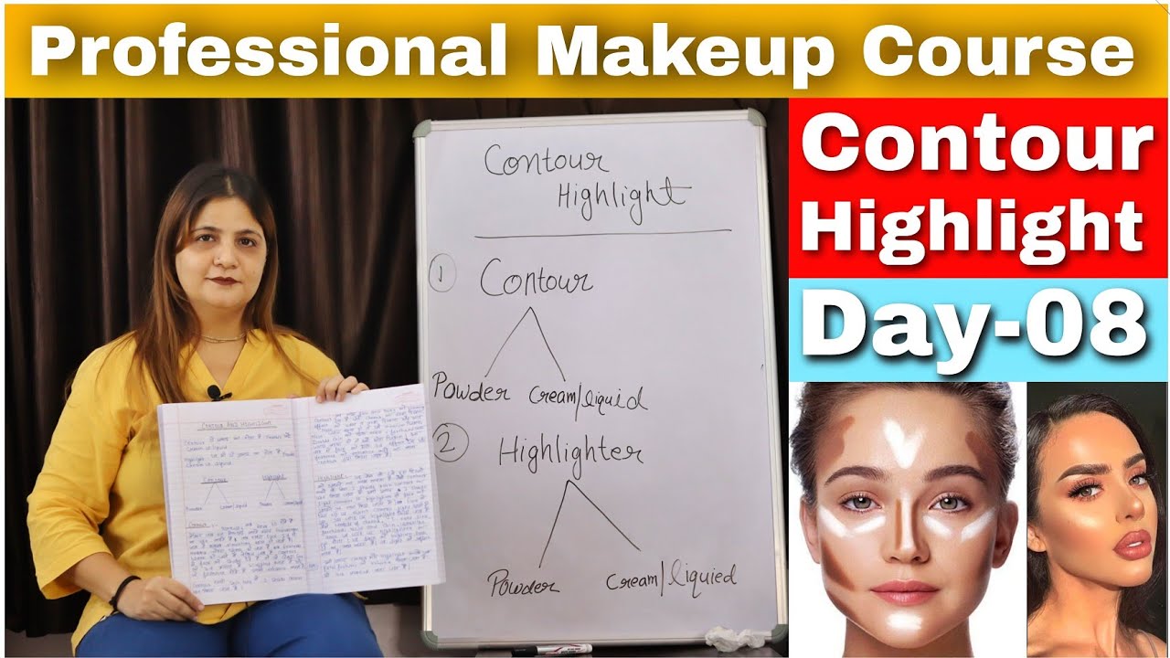 How to do CONTOURING AND HIGHLIGHT step by step | Professional Makeup Course - sumansi Sahgal