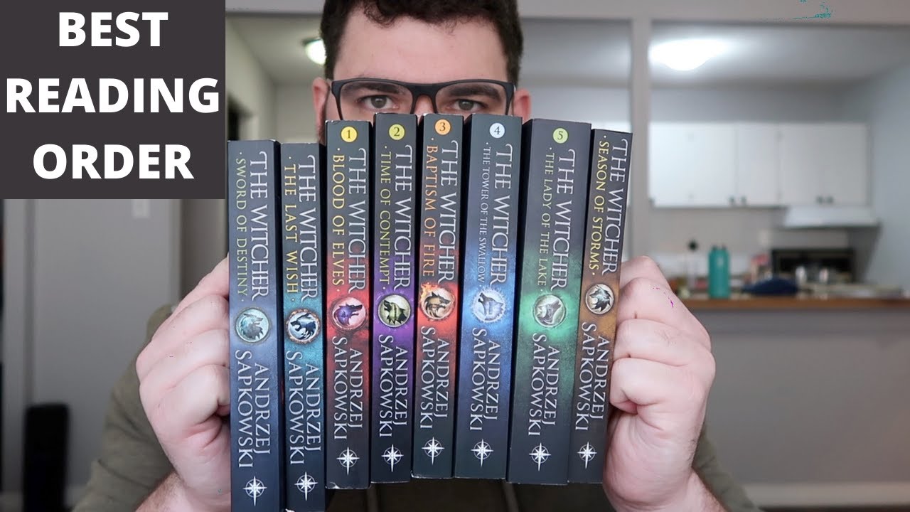 The witcher reading order, what order should you read netflix the witcher books | booktube |