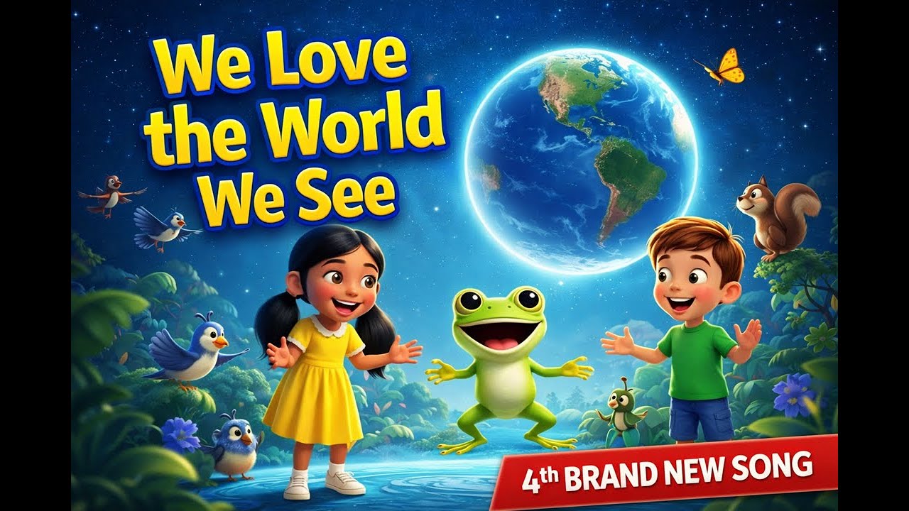 A Magical Earth Song for Kids 🌱 | Big Blue Planet AI Animation