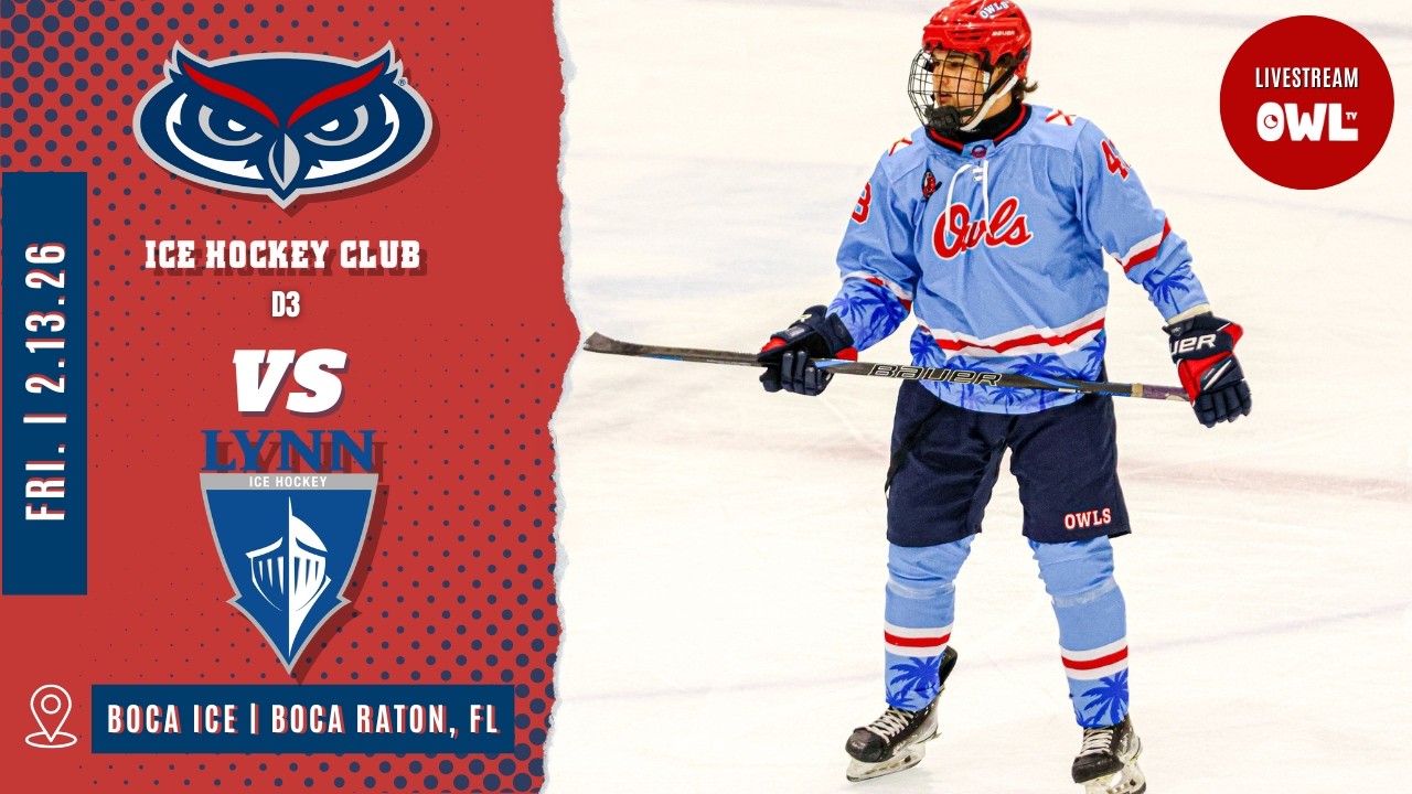 Florida Atlantic University Owls vs. Lynn University Fighting Knights | Ice Hockey 2/13