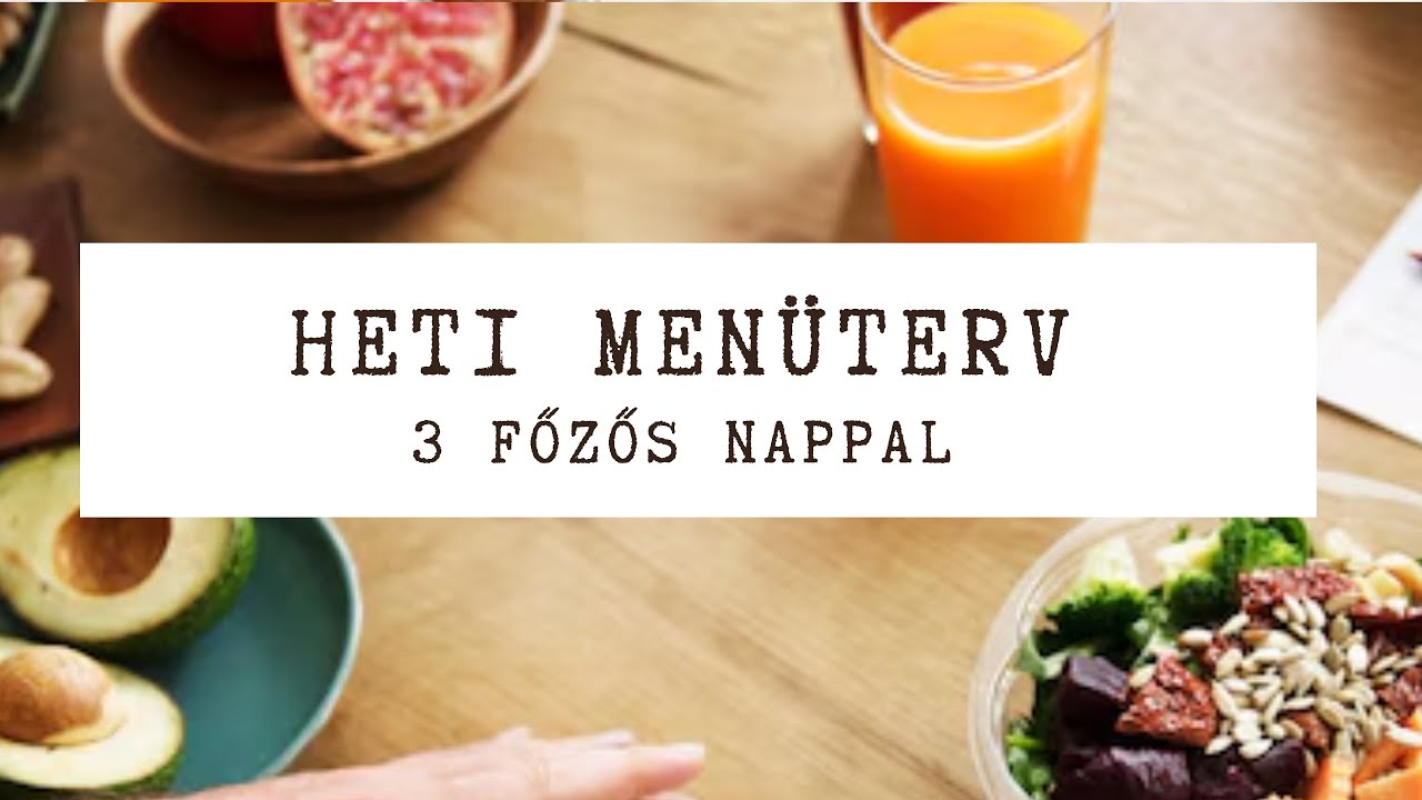 Heti men&uuml;terv egyszerűen &ndash; &Iacute;gy főz&ouml;k elő 3 nap alatt egy eg&eacute;sz h&eacute;tre! 🥄