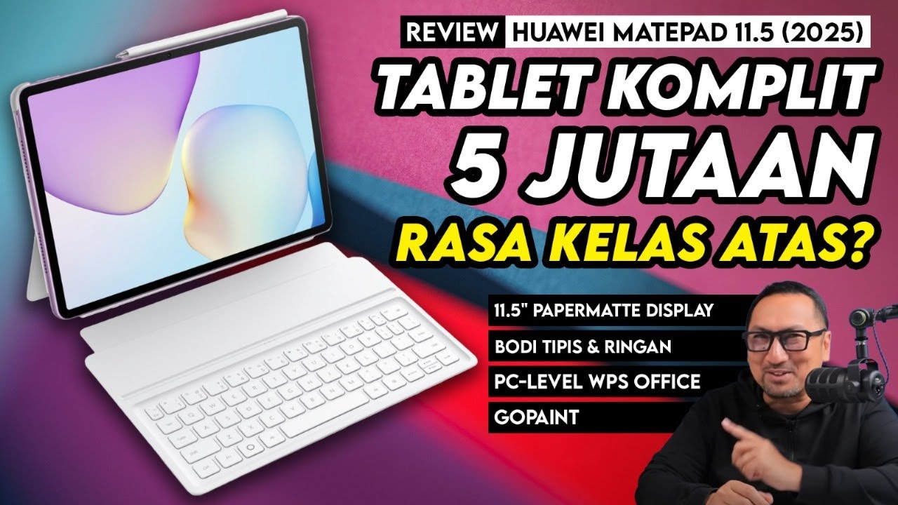 Tablet Lengkap 5 jutaan, Rasa Kelas Atas? - Review HUAWEI MatePad 11.5 (2025)