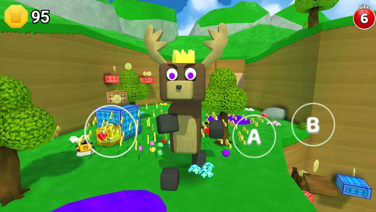 King Reindeer in Secret Place Super Bear Adventure Multiplayer Gameplay Walkthrough