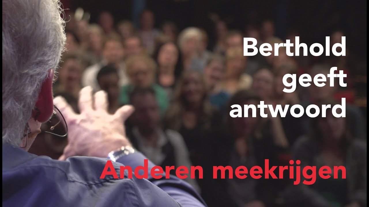 Berthold Gunster geeft antwoord: anderen meekrijgen