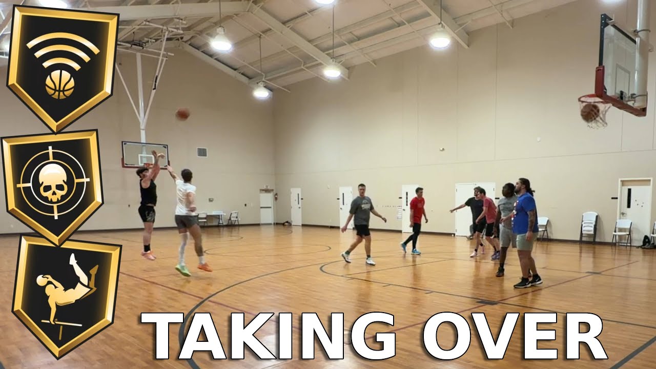 playing basketball like it's NBA 2K