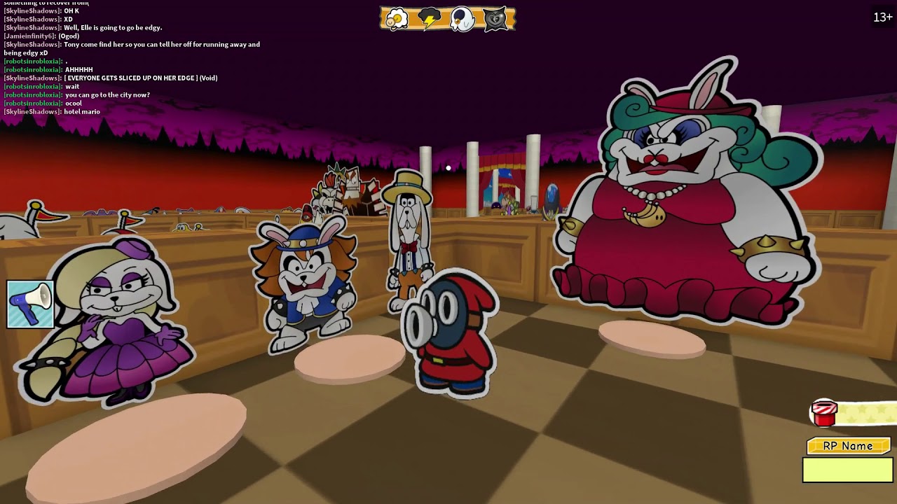 Roblox: Paper Mario World RP Characters