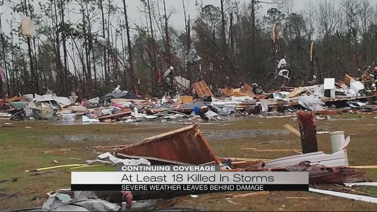 Severe storm aftermath