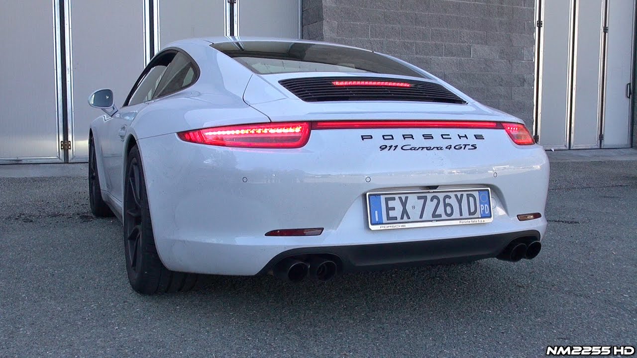 Porsche 991 Carrera 4 GTS with Porsche Sport Exhaust - Start Up & Revs