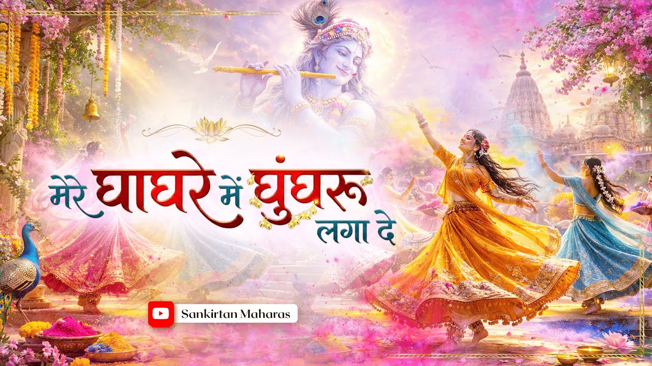 मेरे घागरे में घुंघरू लगा दे | Holi Braj Geet | Sankirtan Maharas