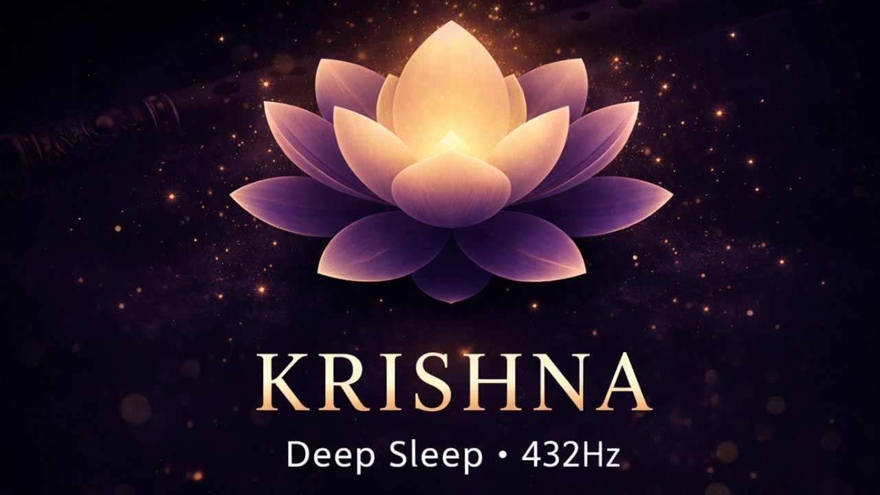 Sleep Peacefully with Krishna 🪈 | Deep Night Flute Music  | Nidra Shantam
