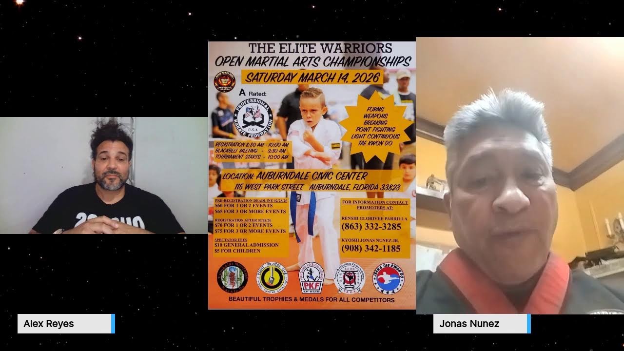 The Elite Warriors Open Martial Arts Championships
March 14, 2026 | Auburndale, Florida