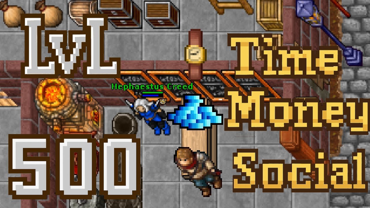 The Cost of Leveling a Knight to Lvl 500 in Tibia