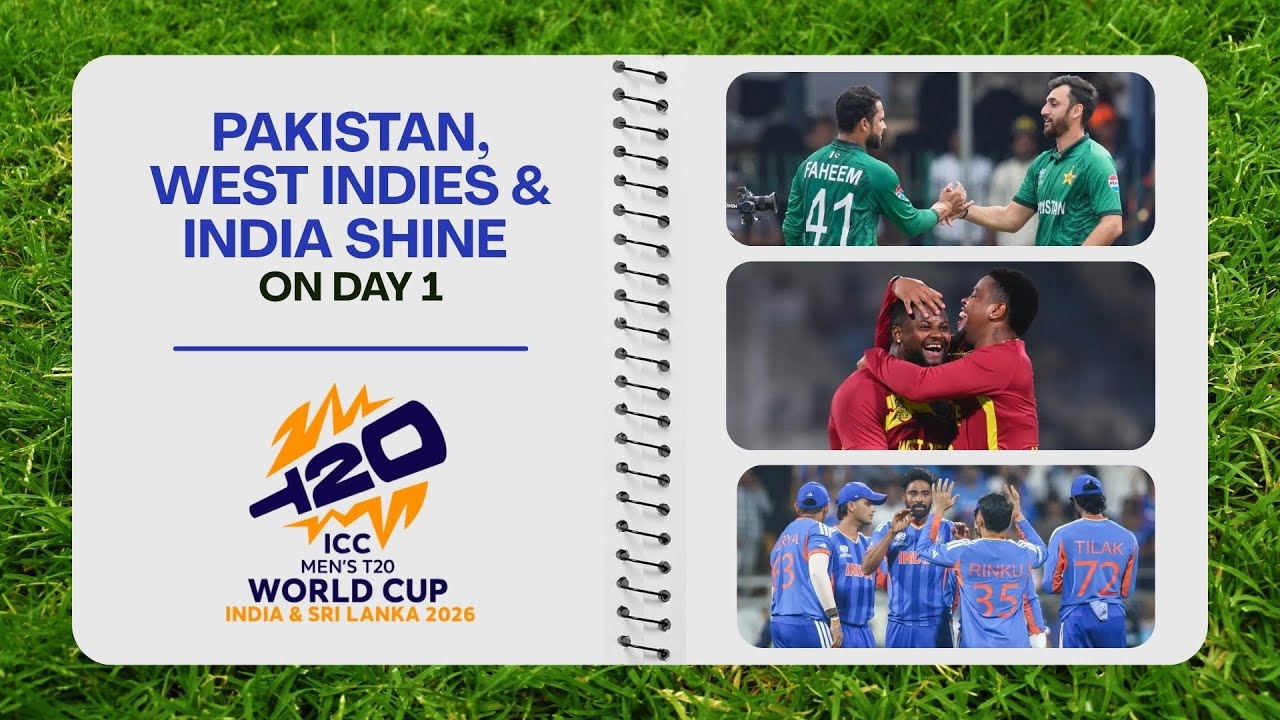 🚨 The ICC Men's T20 World Cup 2026 Show | Pakistan, West Indies & India Register Wins On Day 1