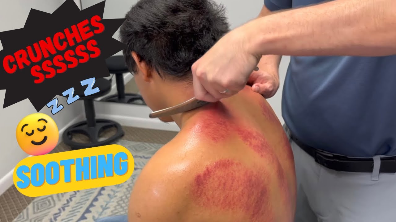 ULTIMATE RELAXATION💆🏼‍♂️with Chiropractic Scraping treatment