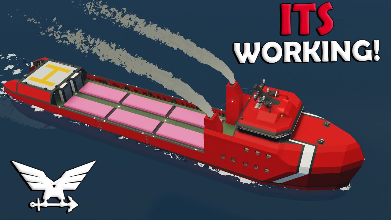 Testing Out Cargo Weight!  -  Supply Ship Build  -  Stormworks Build and Rescue