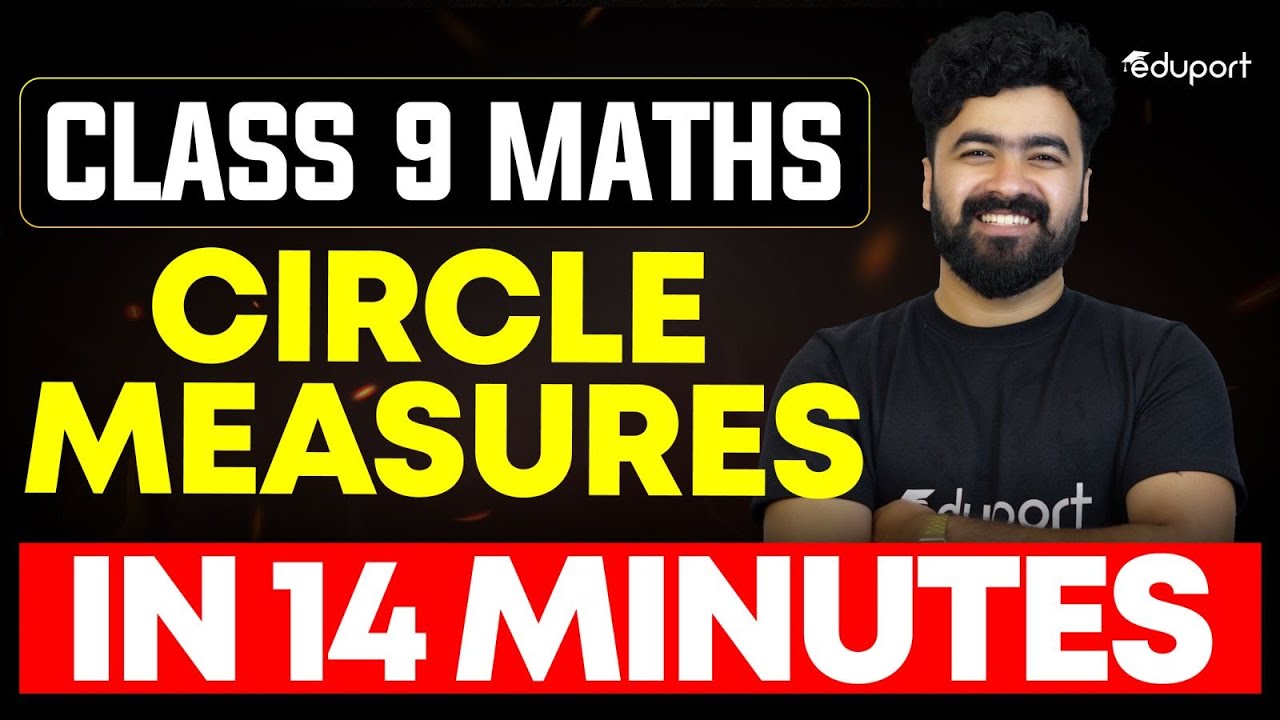 Class 9 X mas Exam Maths | Circle Measures In 14 Minutes | Eduport