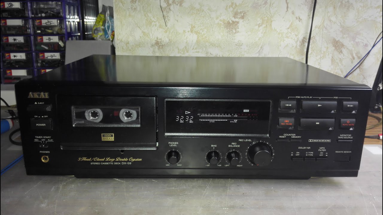 AKAI DX 59 замена ремня .профилактика
