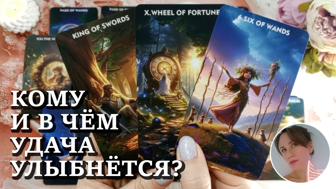 🎁 🎲 🍀  КОМУ И В ЧЁМ УДАЧА УЛЫБНЁТСЯ? 🔮😍🎯 НАРРАТИВНЫЙ РАСКЛАД