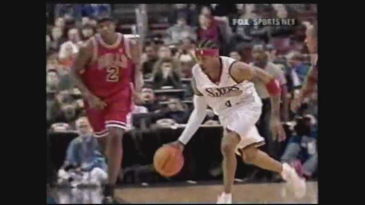 Allen Iverson 36 Points 7 Ast 4 Stl Vs. Bulls, 2002-03.