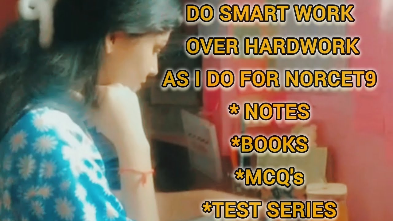 CRACK NORCET 10 IN 3 MONTHS BY DOING SMARTWORK 💯✨