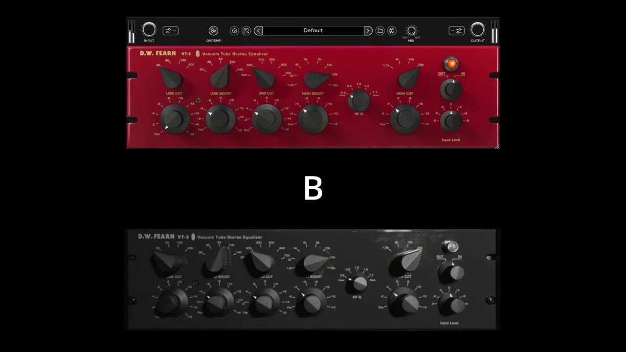 Mixwave D.W. Fearn VT-5 Plugin and hardware comparison results