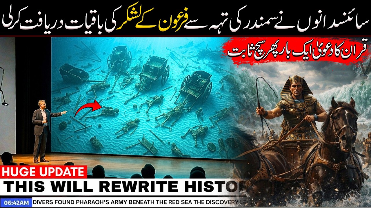 Red Sea Ke Neeche Pharaoh Ki Army Mil Gayi? | Quran Ka Azeem Mojza Ya Scientific Discovery?