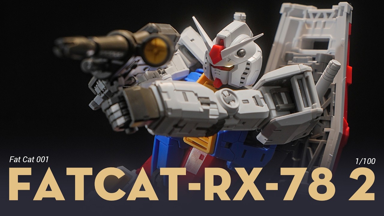 Fat Cat RX78-2 - Phiên bản 1/100 từ siêu phẩm RG RX78 ver 2.0