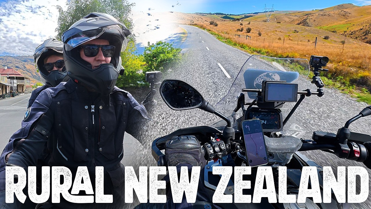 Motorcycle Touring Rural New Zealand On Our BMW R1300 GSA