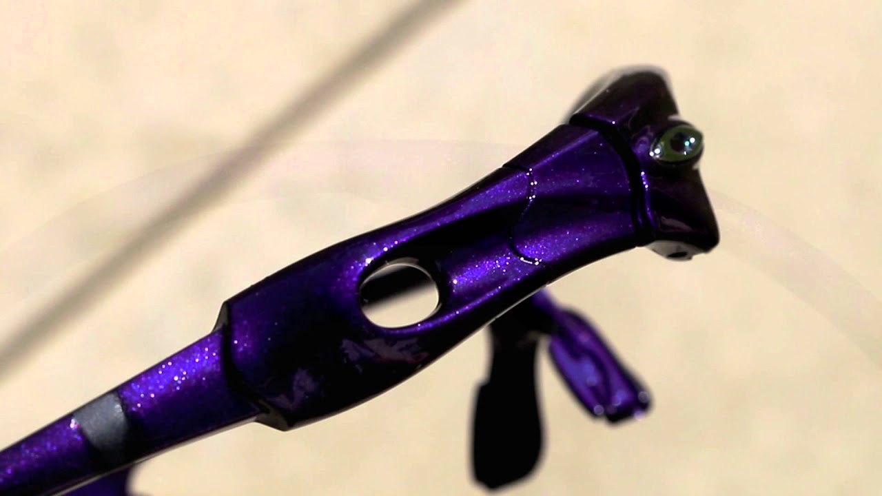 Oakley Custom Painted Purple Haze Radar Sunglasses
