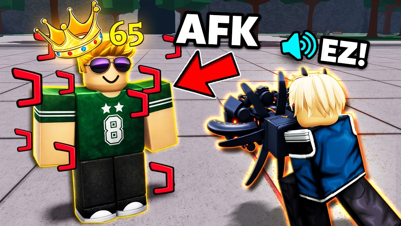 I Pretended to be a FAKE AFK NOOB with a KILLSTREAK in The Strongest Battlegrounds..
