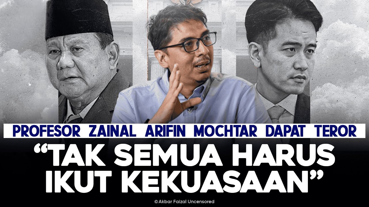 PROFESOR ZAINAL ARIFIN MOCHTAR DAPAT TEROR. 