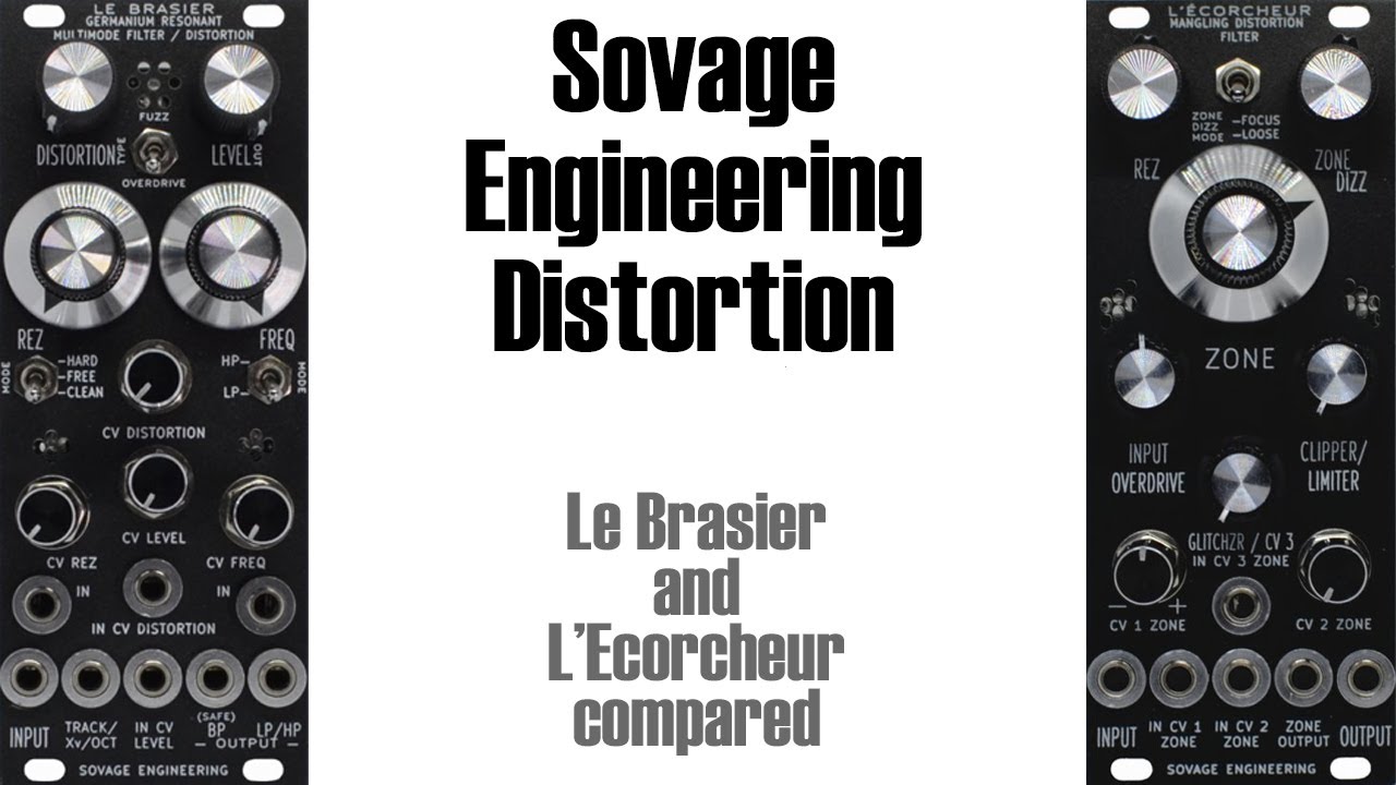 Sovage Engineering - Le Brasier and L'Ecorcheur compared