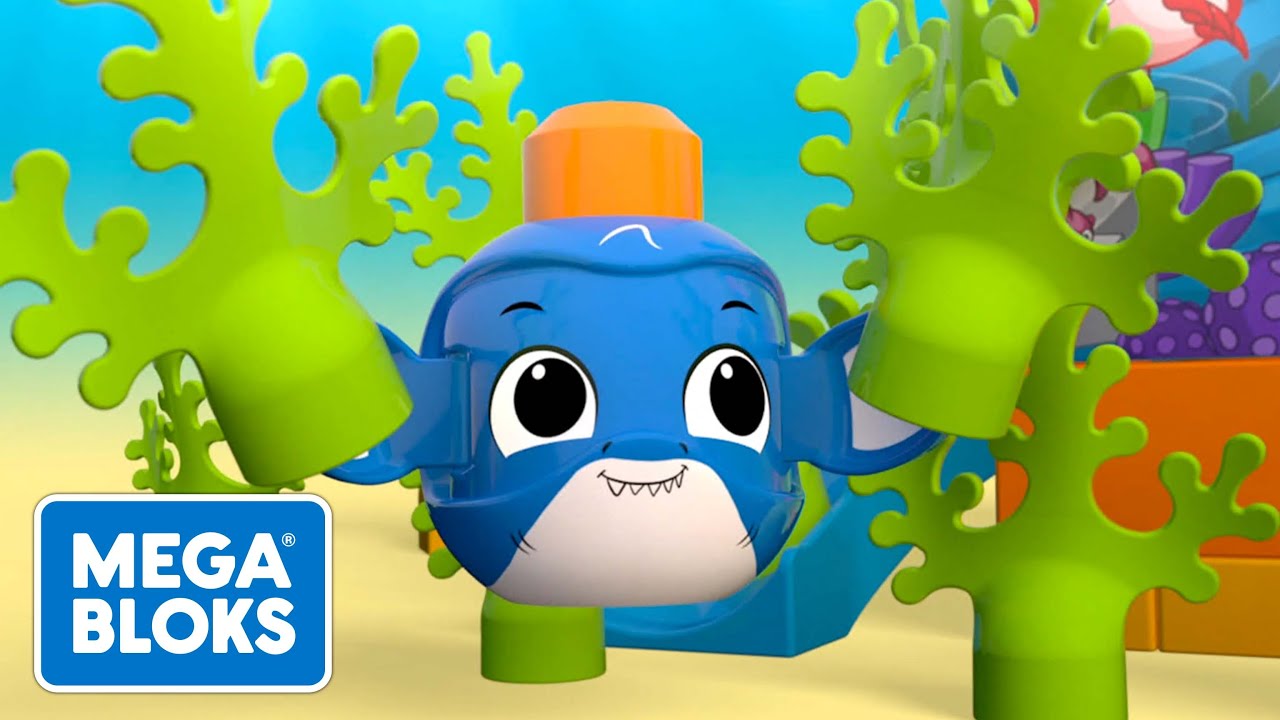 Mega Bloks ™ | Ew Seaweed !!! | Kid Commentary +1 Hour of Cartoons for Kids | Fisher-Price