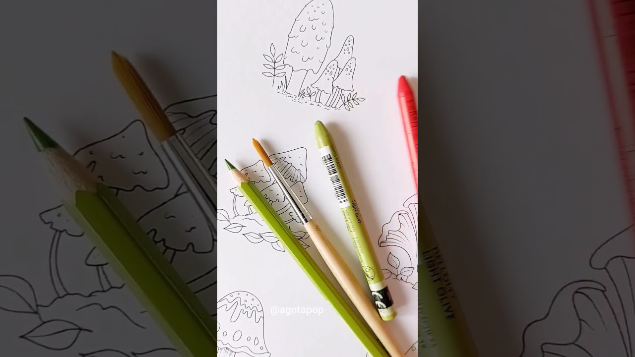 Magic! 🥰🎨🖌️🖍️✨🍄🌿