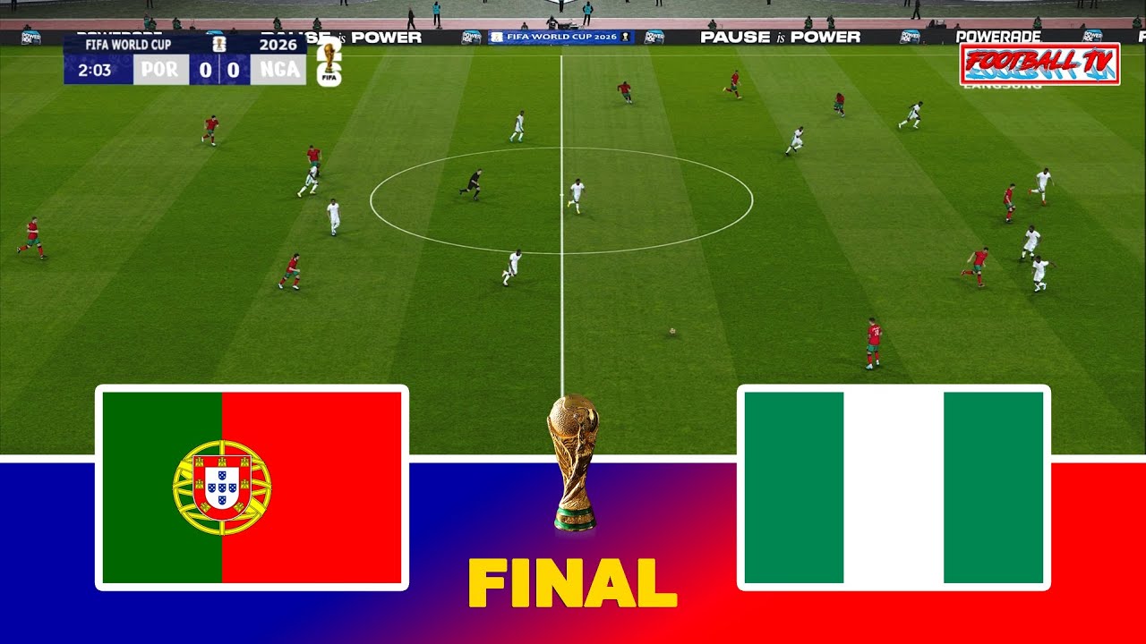 PORTUGAL vs NIGERIA - FIFA World Cup 2026 Final [USA] | Ft. Ronaldo Osimhen | Pes 21 Simulation