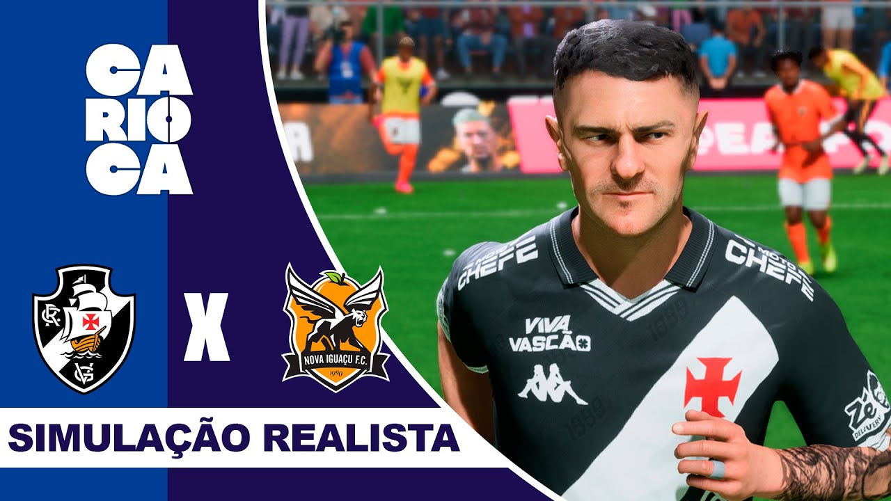VASCO X NOVA IGUAÇU | Campeonato Carioca 2026 | Simulação Realista