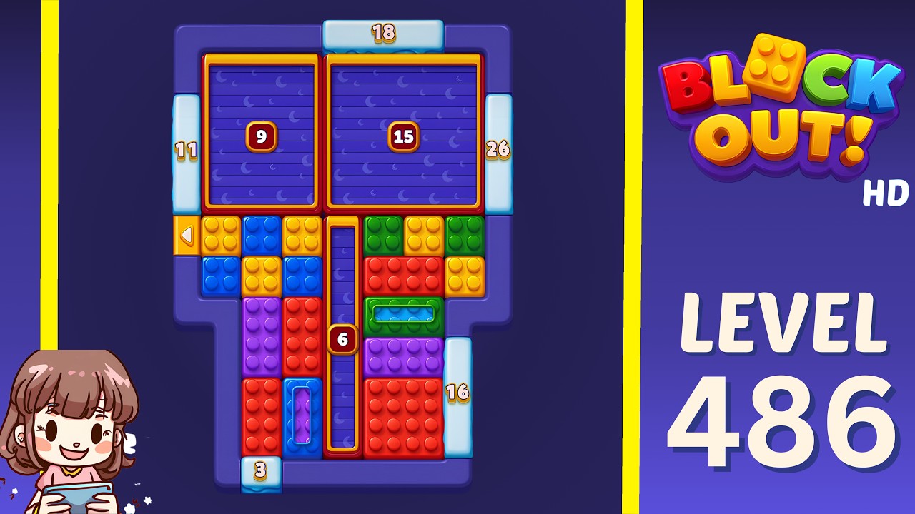 Block Out Level 486 Solution Walkthrough