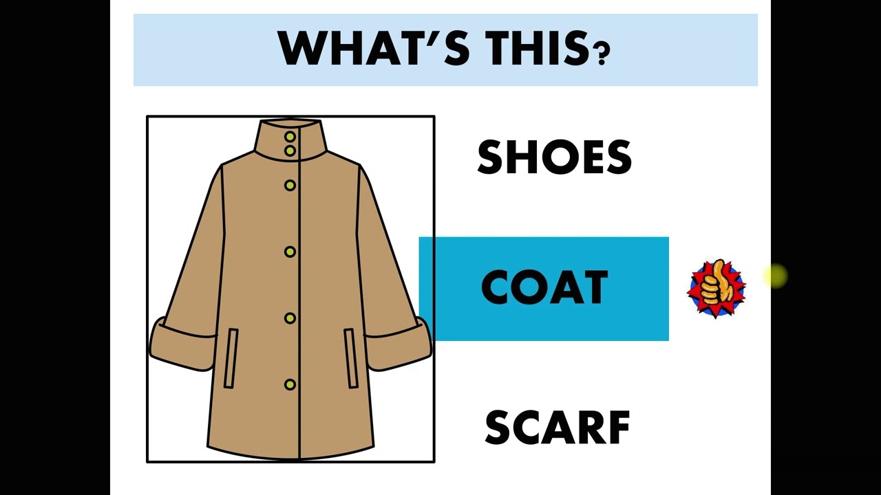 Learn Clothes Vocabulary - Quiz - ESL
