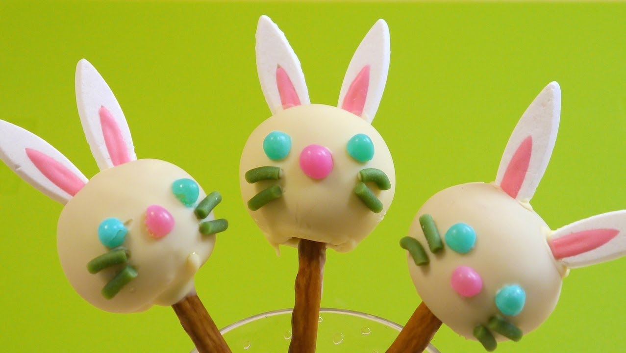 Kawaii Bunny Cake Pops うさぎのケーキポップ Collab Recipe