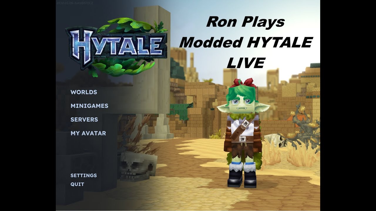 Ron's Modded Hytale Live Stream