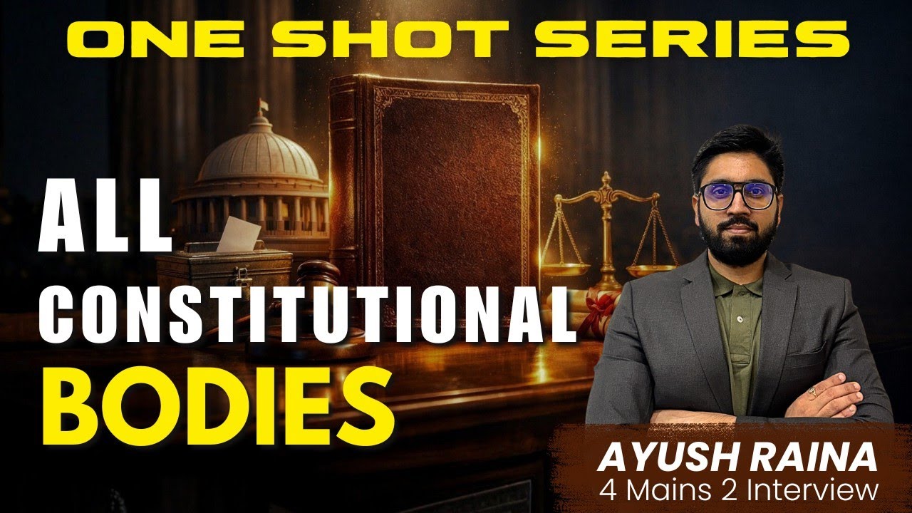 All Constitutional Bodies Complete in One Lecture | Revise Indian Polity for UPSC Prelims Exam