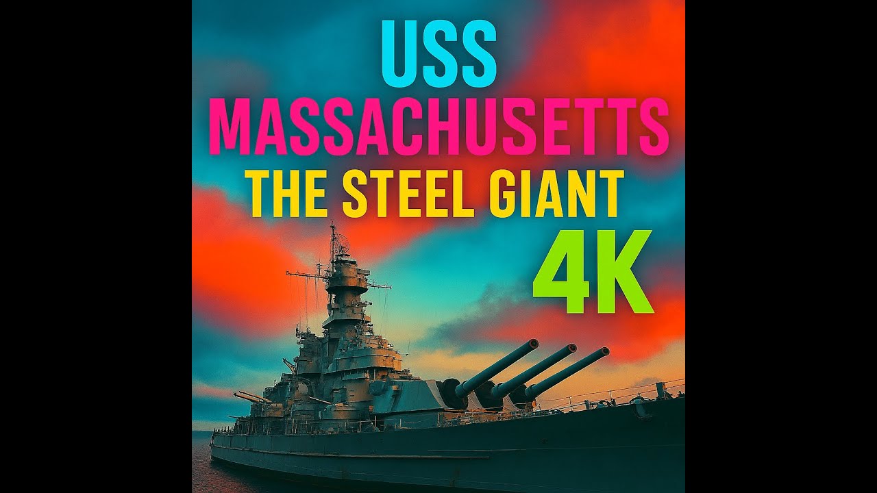USS Massachusetts: The Steel Giant in 4K.