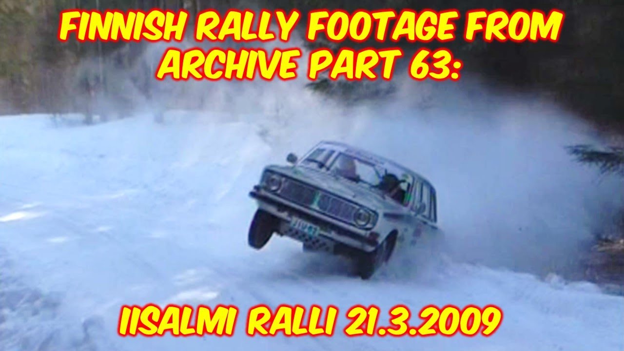 Finnish rally footage from archive part 63: Iisalmi Ralli 21.3.2009