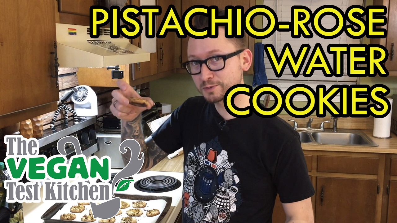 Pistachio-Rose Water Cookies | The Vegan Test Kitchen