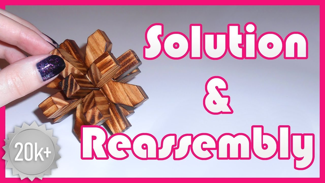 Wooden Snowflake Puzzle Solution & Reassembly Explained | DevinCrystie