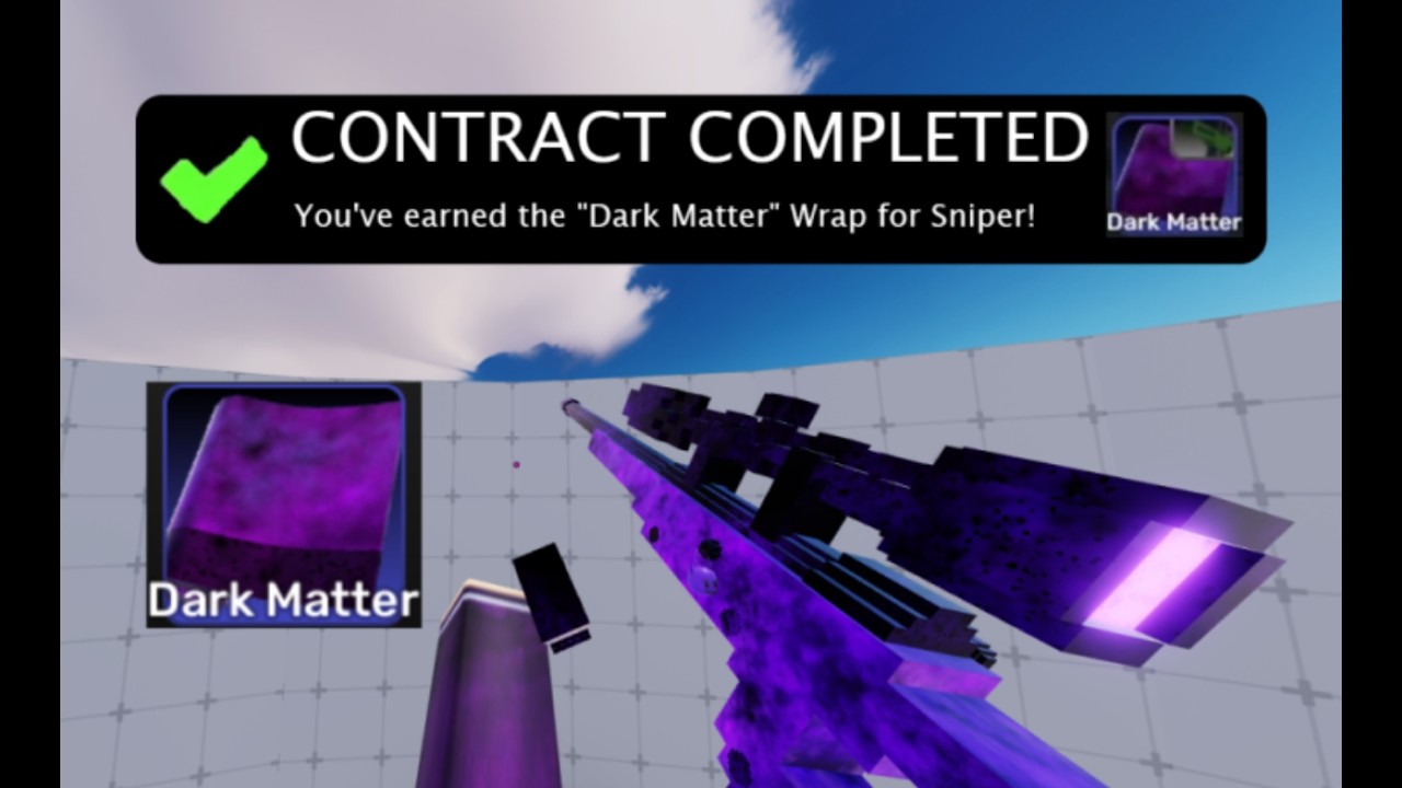 Unlocking DARK MATTER SNIPER in ROBLOX RIVALS
